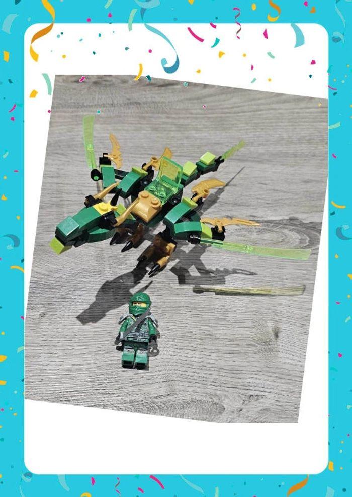 Minifigurine Ninjago : Lloyd et son dragon (compatible Lego)