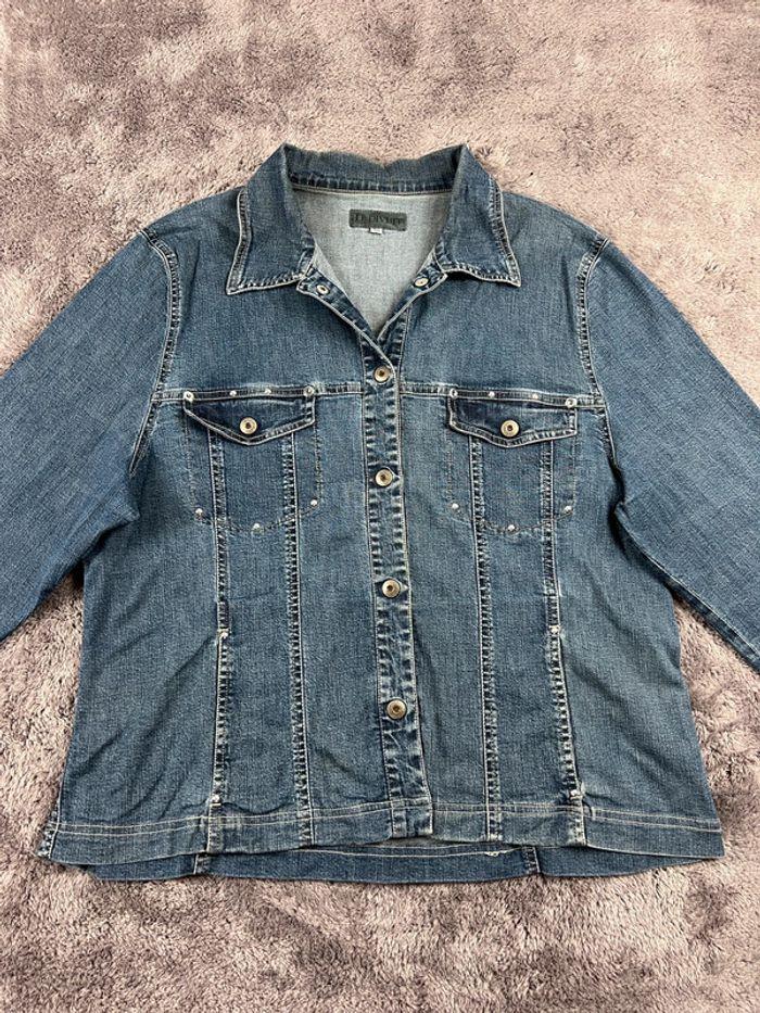 👕 Veste en Jeans vintage y2k Bleu Taille L 👕 - photo numéro 6