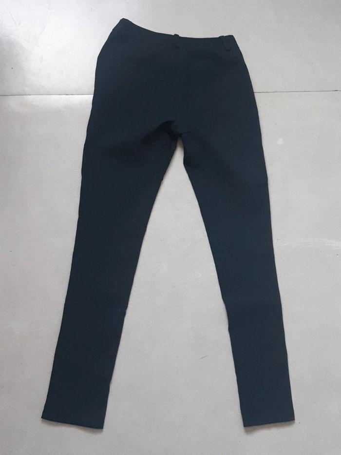 Pantalon bleu nuit à motifs t.34(xs) - photo numéro 4