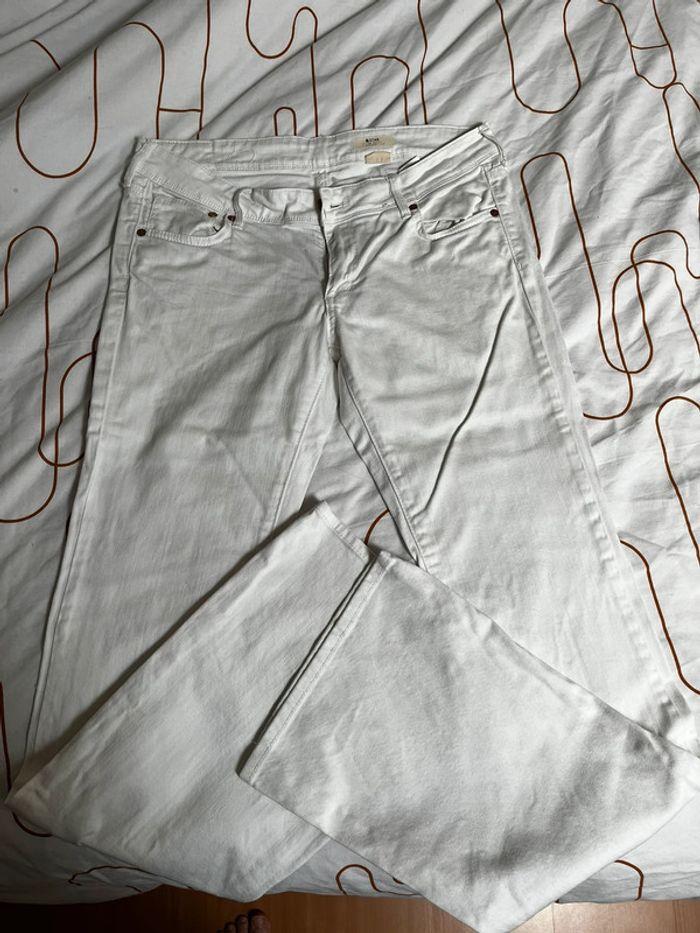 Jean bootcut blanc taille 40/42 - photo numéro 1