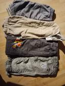 Lot de 3 pantalons et 1 salopette