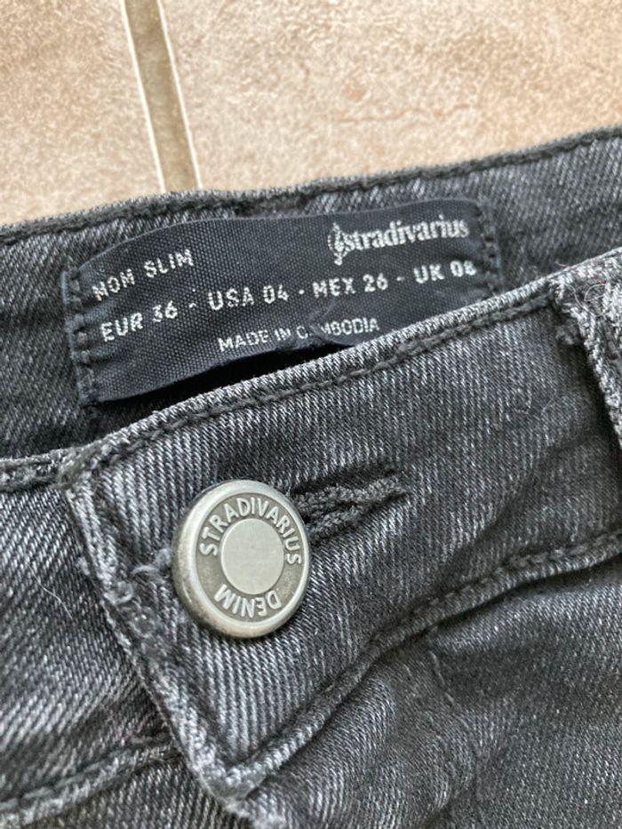 Jeans slim taille haute stradivarius - photo numéro 4