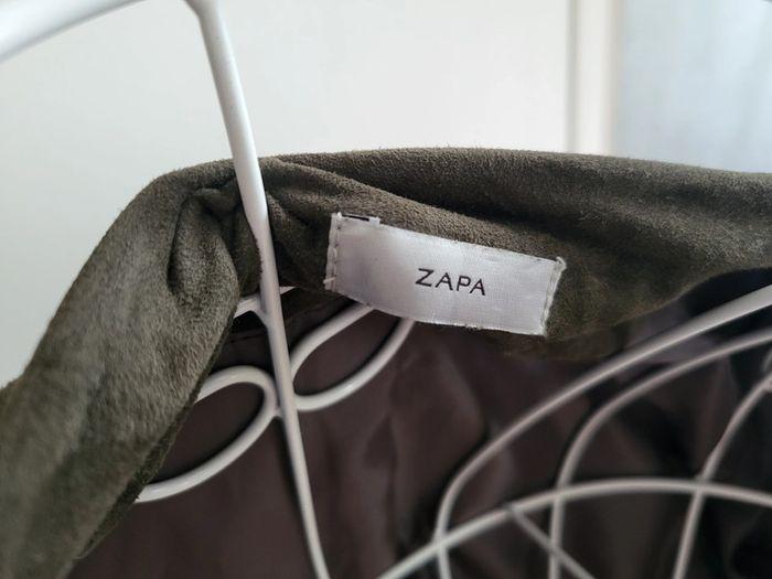 Veste daim Zappa - Kaki - Taille 42 - photo numéro 5