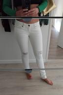 Jeans Levi's blanc griffé Demi curve