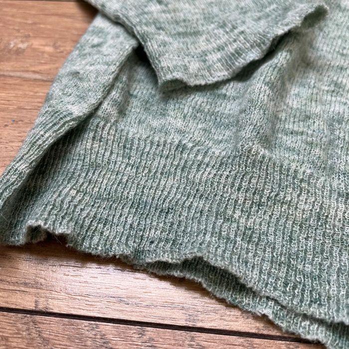 Pull Rodier  couleur vert d’eau manches longues en coton taille 36 - photo numéro 7