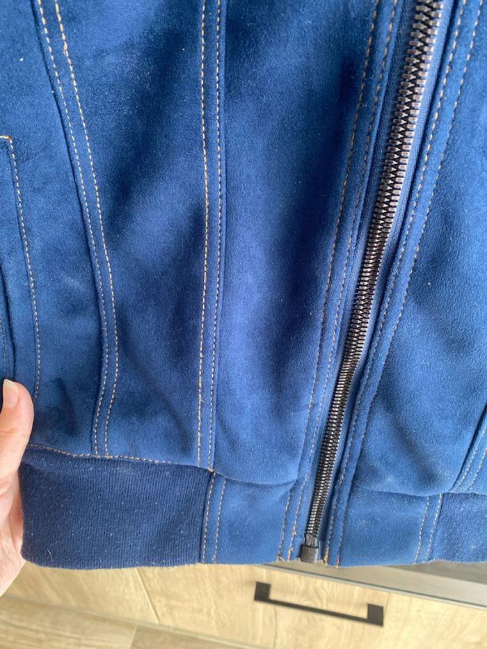 Veste mi saison Zara taille s bleu marine - photo numéro 6