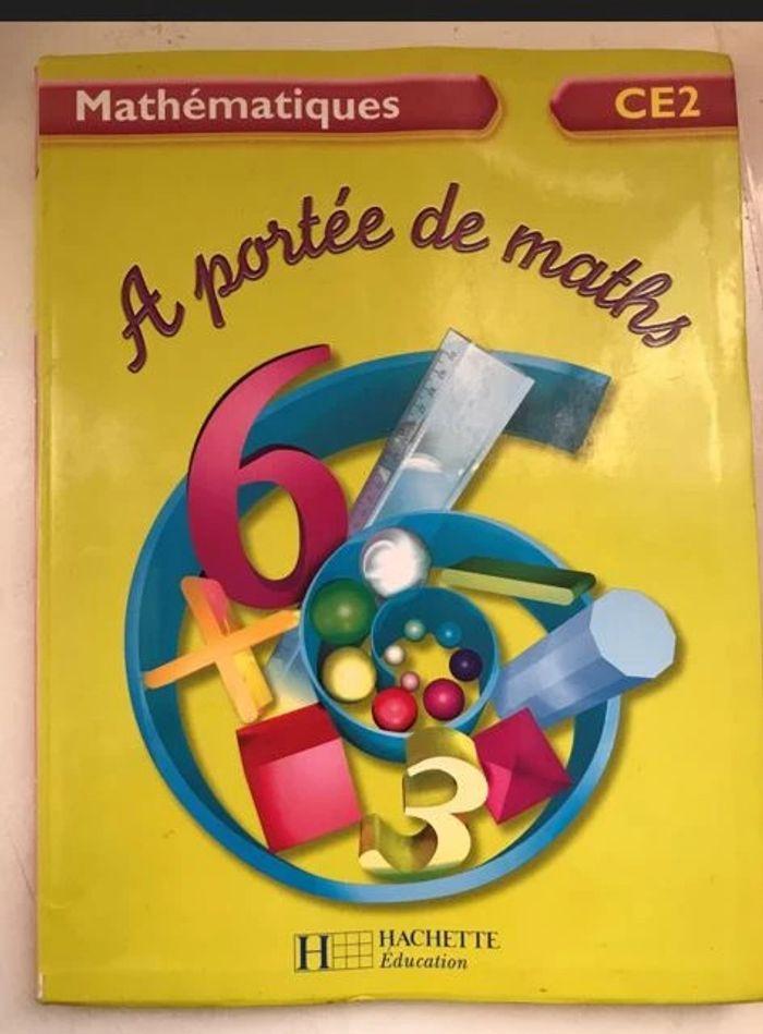 Manuel scolaire Maths Hachette CE2 🔷 - photo numéro 1