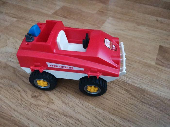 Voiture et hélicoptère pompier Playmobil - photo numéro 5