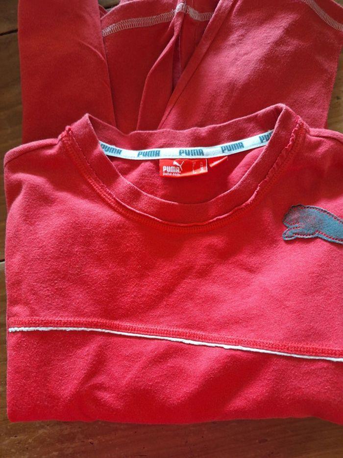 Tee-shirt manche longue Puma T 14 ans - photo numéro 8