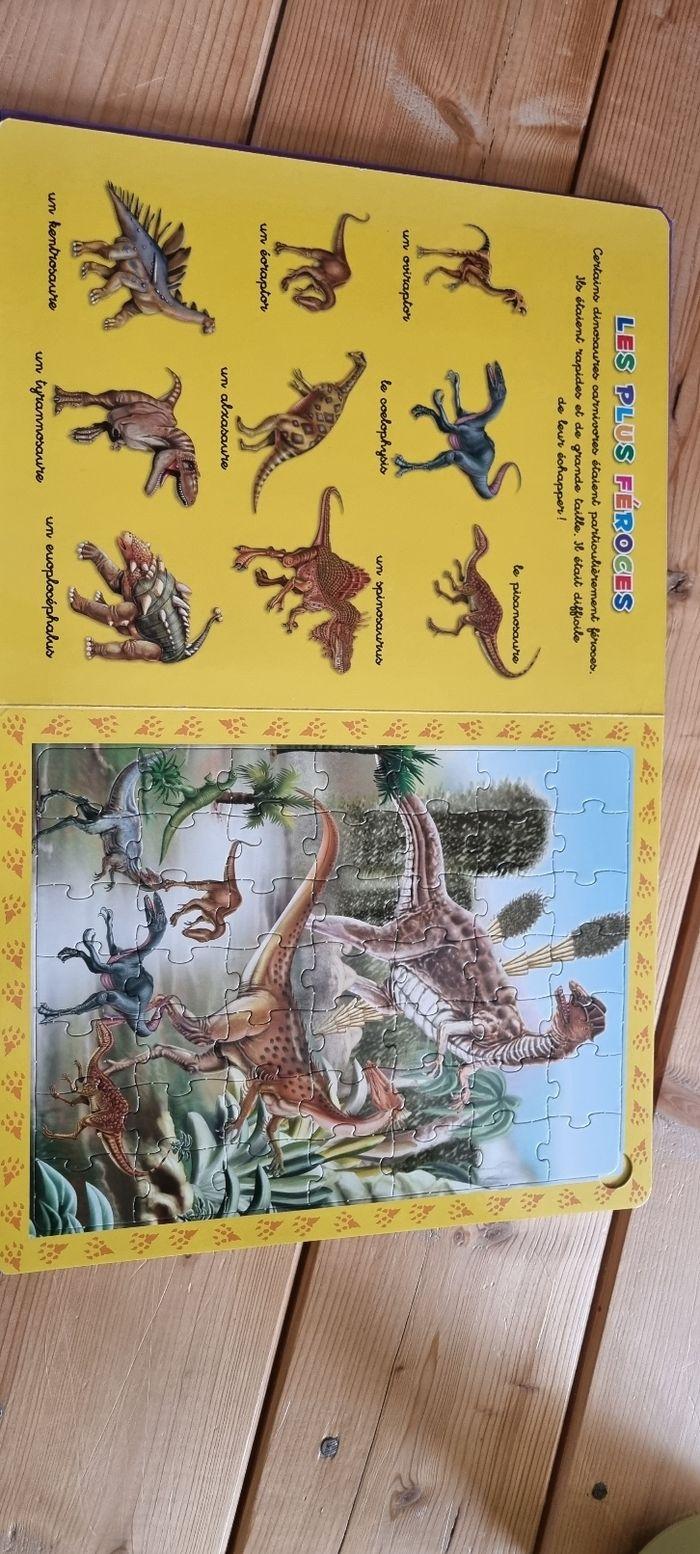 Grand livre puzzles sur les dinosaures - photo numéro 4