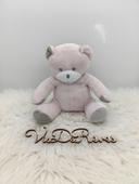 Doudou ours  Musti Mustela Rose et gris