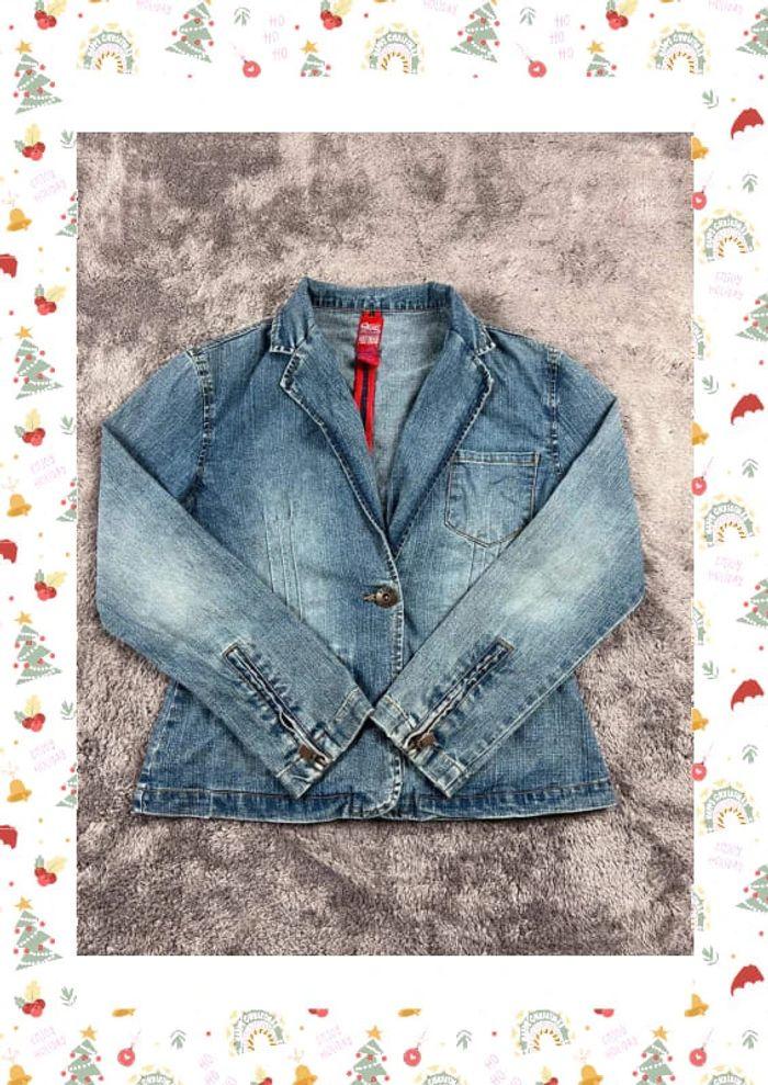 👕 Veste en Jeans vintage y2k Bleu Taille M 👕 - photo numéro 1