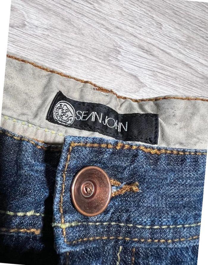 🩳 Short vintage hip hop Sean John en jean Bleu Taille XL 🩳 - photo numéro 9