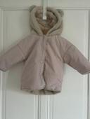 Manteau kiabi 18 mois rose et beige