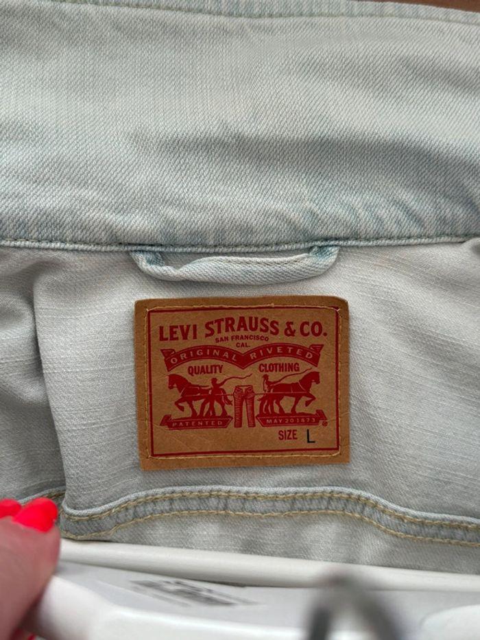 Veste en jean sans manches Levi's L - photo numéro 5