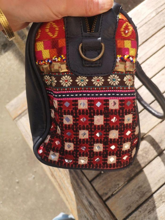 Sac Desigual multicolore et bleu marine - photo numéro 6