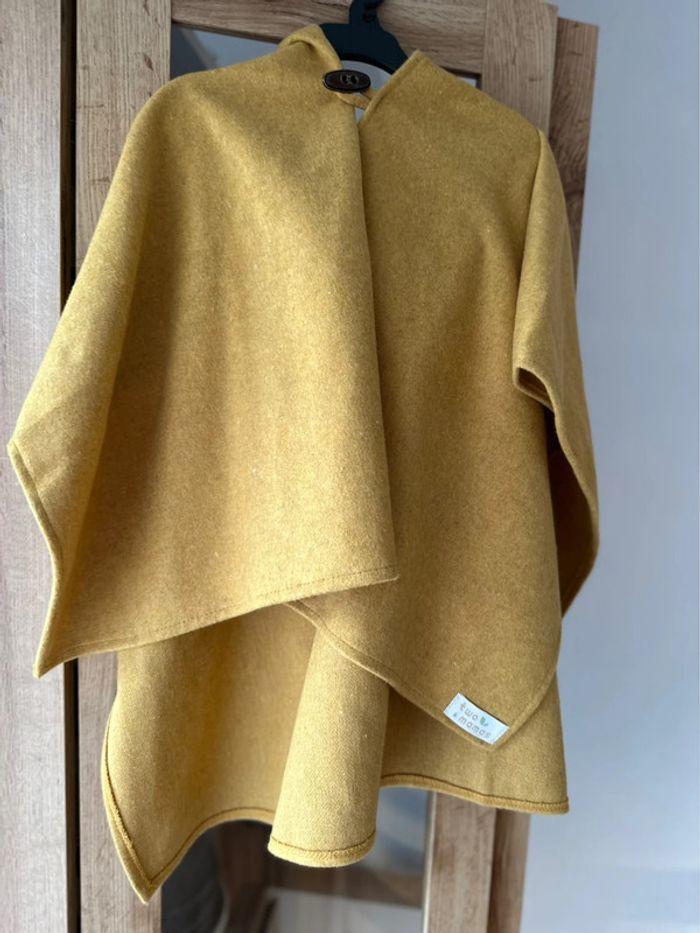 Poncho à capuche chaud unisex - Cachemire 2 à 5 ans - photo numéro 4