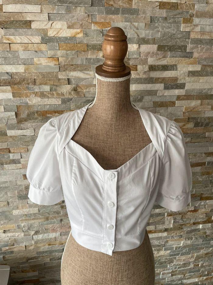 Chemise blanche Zaful taille S - photo numéro 1