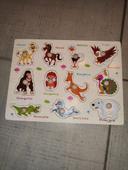 Puzzle encastrement animaux