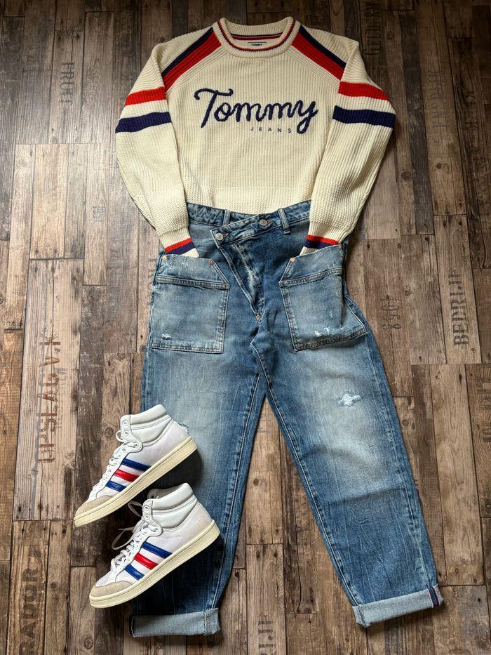 Pull femme Tommy Hilfiger taille 38 TBE - photo numéro 3