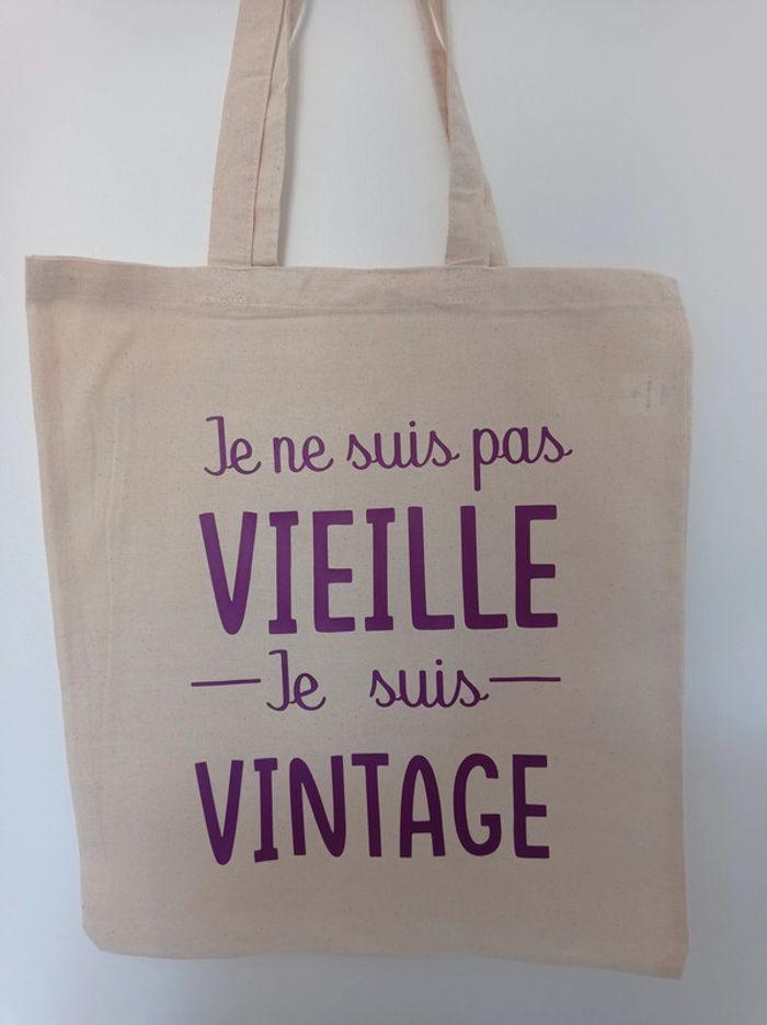 Sac tote bag texte humour - photo numéro 12