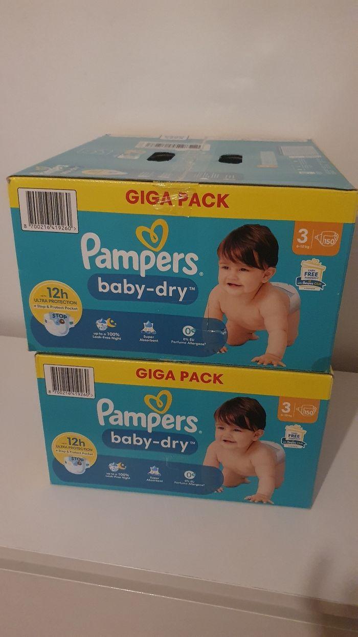 Lot couches pampers taille 3 - photo numéro 1