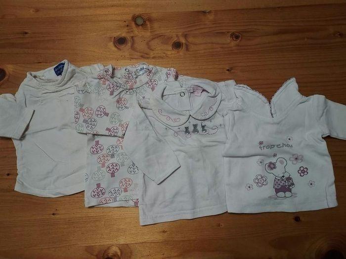 Lot de 6 t-shirts 1 mois - photo numéro 1