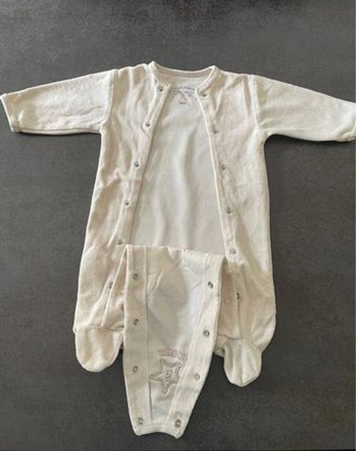 Pyjama beige bébé - photo numéro 2