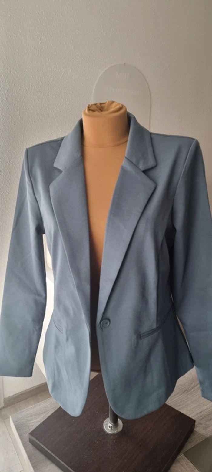 Blazer ICHI - Bleu gris - photo numéro 1