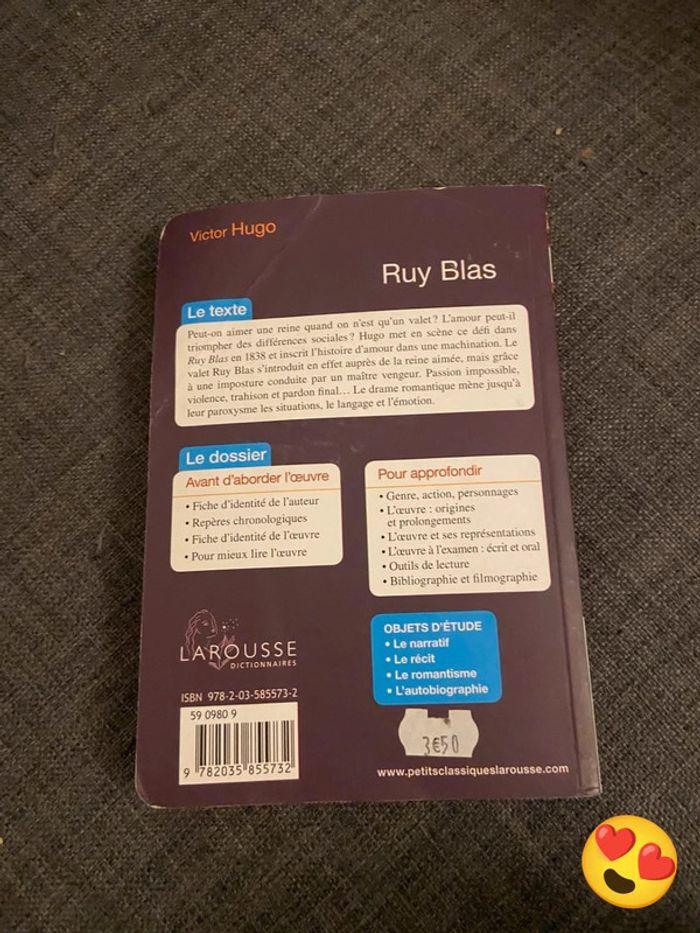 📚 Livre Petits classiques Larousse « Ruy Blas » de Victor Hugo📚 - photo numéro 4