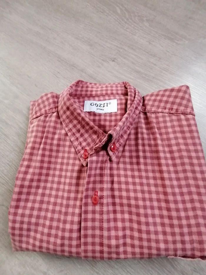 Chemise manches longues à petits carreaux. Taille 3. - photo numéro 1