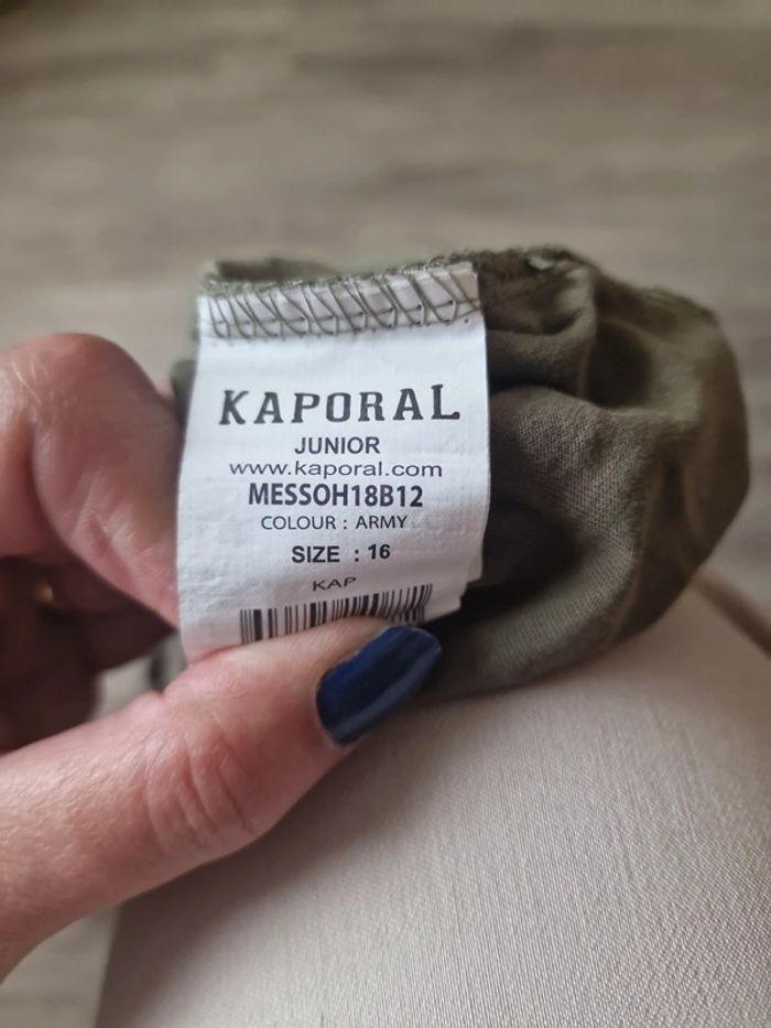 Superbe Tee-shirt kaporal kaki 16 ans - photo numéro 4