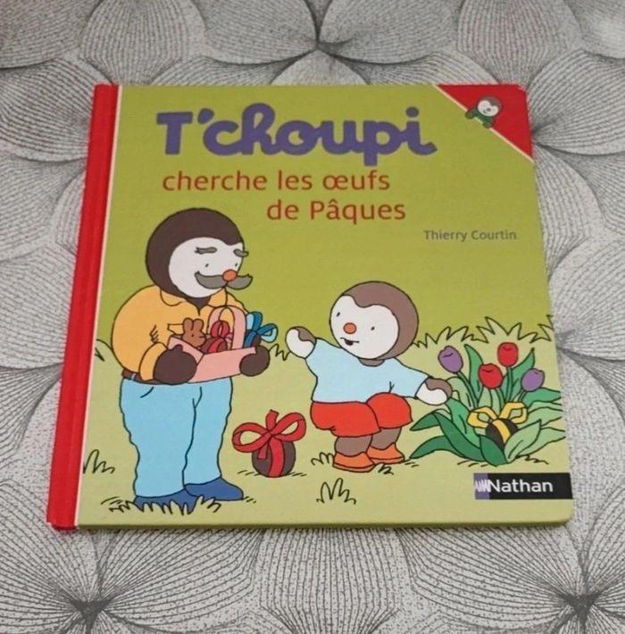 Livre T'choupi cherche les oeufs de pâques - photo numéro 1