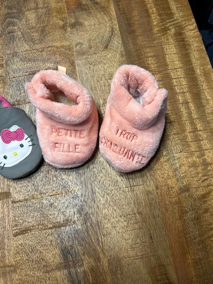 Lot de 2 paires de chaussons bébé - photo numéro 3