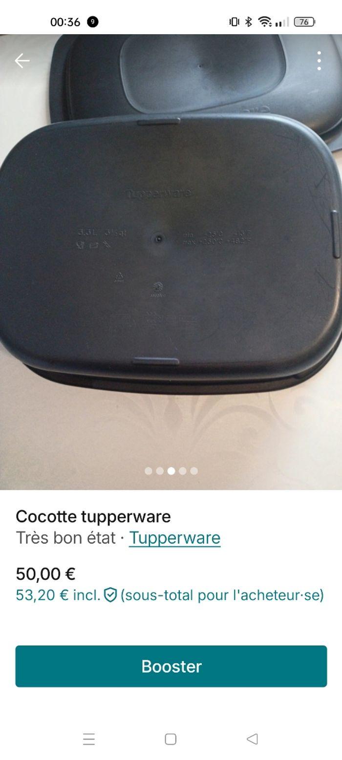 Cocotte ultra pro tupperware - photo numéro 3