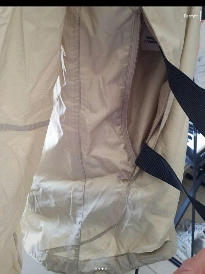 Imperméable    à capuche  beige Décathlon taille M  très bon état - photo numéro 6