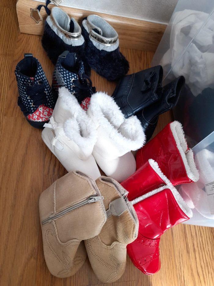 Lot de 6 chaussures bébé IKKS fille du 15 au 18 - photo numéro 4