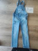 Salopette jeans 3 ans TAO