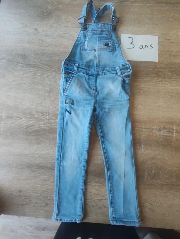 Salopette jeans 3 ans TAO - photo numéro 1