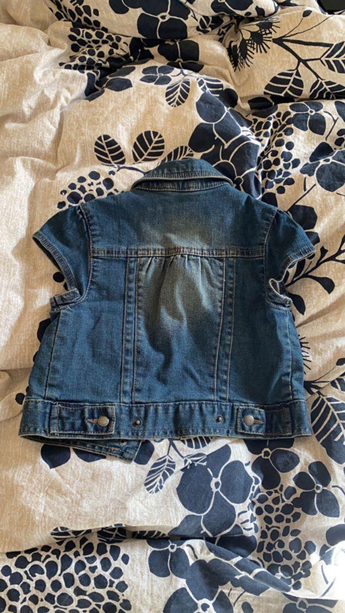 Veste jean dans manche 4 ans - photo numéro 2