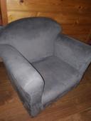 Fauteuil enfant gris