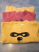 Lot de 3 sweat taille 9 mois