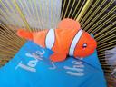 poisson peluche nemo, orange disney