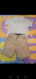 Ensemble short polo