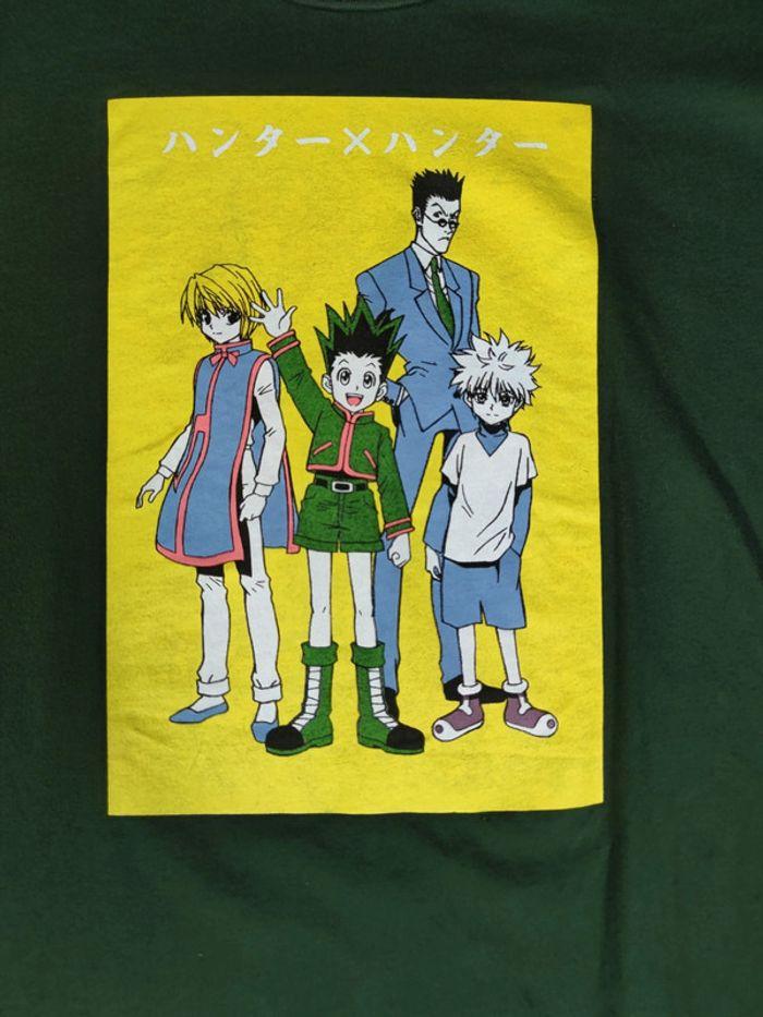 T-shirt Licence Hunter X Hunter Vintage Vert Foncé Taille 2XL Homme - photo numéro 2