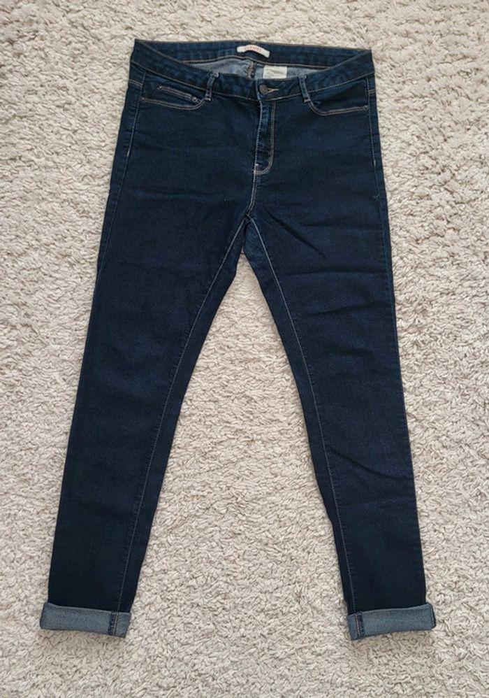 Jean skinny bleu foncé Camaïeu T.40 - photo numéro 6