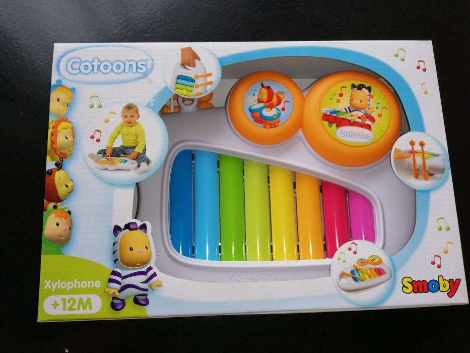 Xylophone cotoons 1 er âge smoby - photo numéro 1