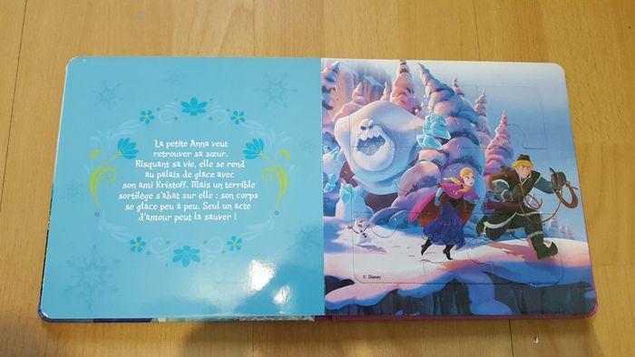 Livre puzzle Disney la reine des neiges - photo numéro 4