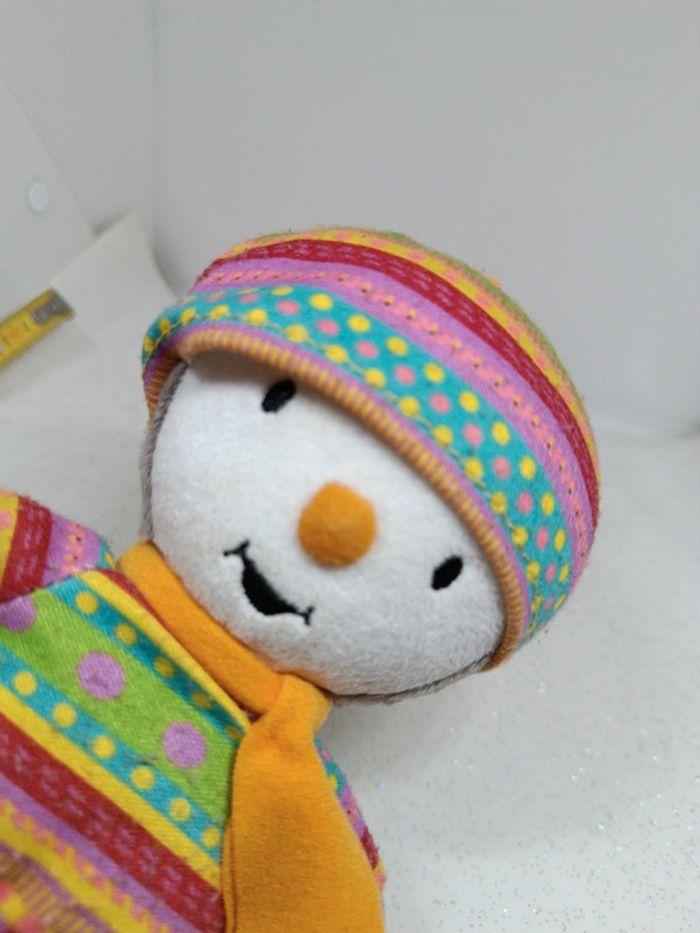 Petite T'choupi Tchoupi petit small peluche plush doudou poupée doll bonnet écharpe péruvien - photo numéro 6