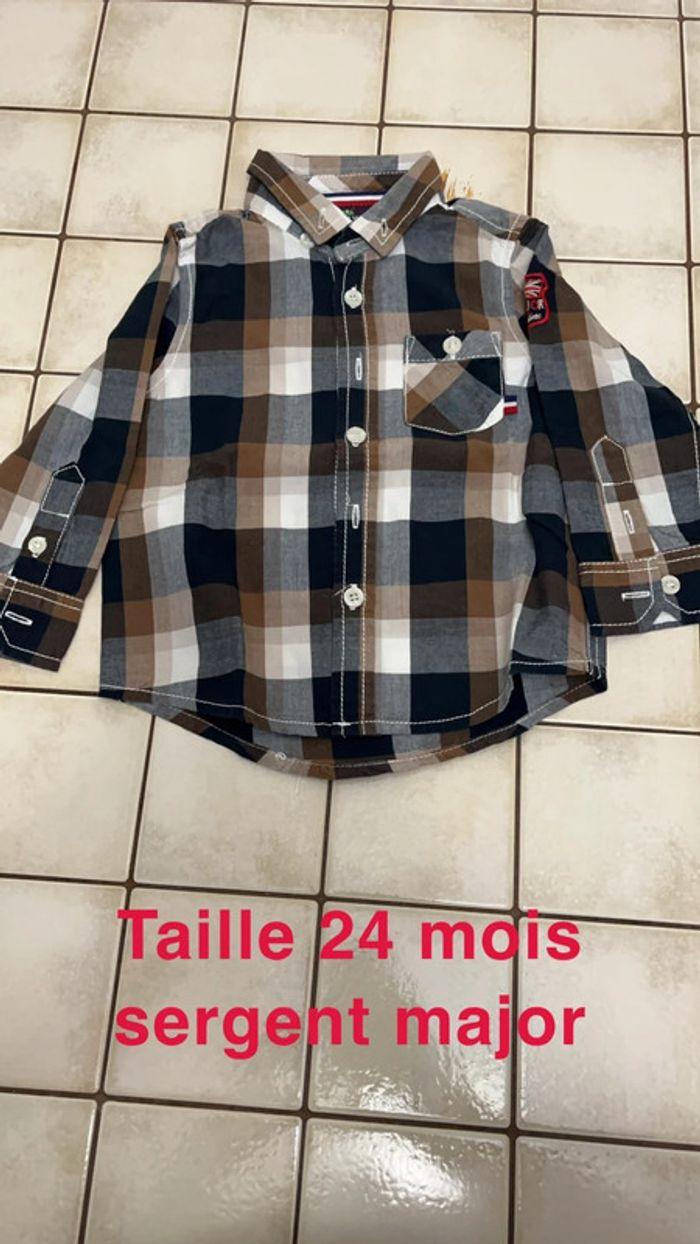 Chemise manches longues